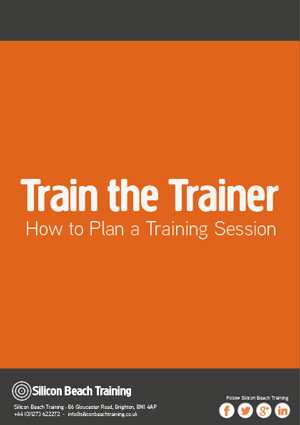 Train the Trainer: How to Plan a Training Session