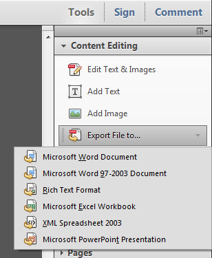 Convert PDF to Excel Word PowerPoint