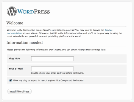 wordpress-install